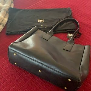 New w Tags Frye Black leather “ILana Tote”